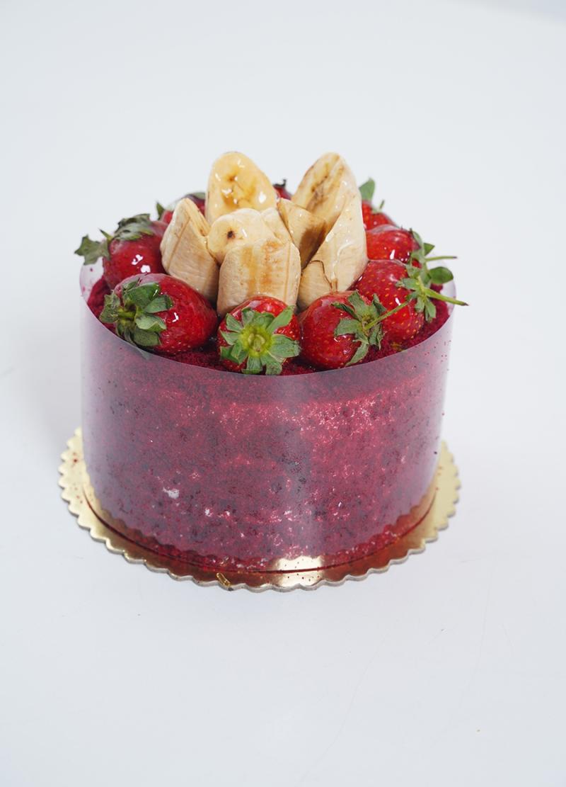 Çilekli Muzlu Red Velvet